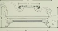 An illustration from Furniture for to-day and to-morrow, with details, scale drawings, and pen and ink sketches (1900)