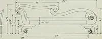 An illustration from Furniture for to-day and to-morrow, with details, scale drawings, and pen and ink sketches (1900)