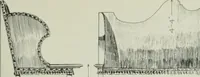 An illustration from Furniture for to-day and to-morrow, with details, scale drawings, and pen and ink sketches (1900)