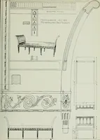 An illustration from Furniture for to-day and to-morrow, with details, scale drawings, and pen and ink sketches (1900)