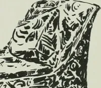 An illustration from Furniture for to-day and to-morrow, with details, scale drawings, and pen and ink sketches (1900)