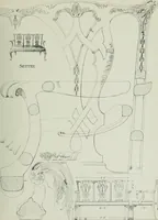 An illustration from Furniture for to-day and to-morrow, with details, scale drawings, and pen and ink sketches (1900)