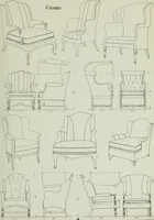 An illustration from Furniture for to-day and to-morrow, with details, scale drawings, and pen and ink sketches (1900)