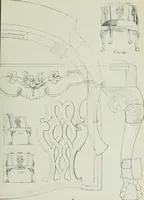 An illustration from Furniture for to-day and to-morrow, with details, scale drawings, and pen and ink sketches (1900)