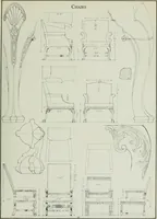 An illustration from Furniture for to-day and to-morrow, with details, scale drawings, and pen and ink sketches (1900)
