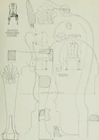 Picture 91 of 175 from Furniture for to-day and to-morrow, with details, scale drawings, and pen and ink sketches (1900), leaf 99
