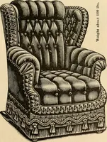 An illustration from Furniture including everything for the home, office and hotel. (1908)