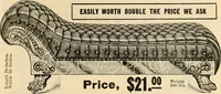 An illustration from Furniture including everything for the home, office and hotel. (1908)