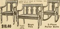 An illustration from Furniture including everything for the home, office and hotel. (1908)
