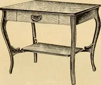 An illustration from Furniture including everything for the home, office and hotel. (1908)