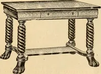 An illustration from Furniture including everything for the home, office and hotel. (1908)