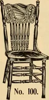 An illustration from Furniture including everything for the home, office and hotel. (1908)