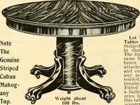 An illustration from Furniture including everything for the home, office and hotel. (1908)