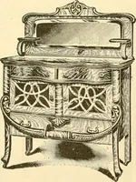 An illustration from Furniture including everything for the home, office and hotel. (1908)