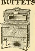An illustration from Furniture including everything for the home, office and hotel. (1908)