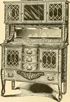 An illustration from Furniture including everything for the home, office and hotel. (1908)