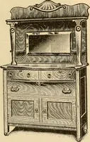 An illustration from Furniture including everything for the home, office and hotel. (1908)