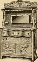 An illustration from Furniture including everything for the home, office and hotel. (1908)