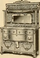 An illustration from Furniture including everything for the home, office and hotel. (1908)