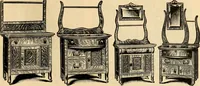 An illustration from Furniture including everything for the home, office and hotel. (1908)