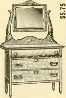 An illustration from Furniture including everything for the home, office and hotel. (1908)
