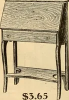 An illustration from Furniture including everything for the home, office and hotel. (1908)