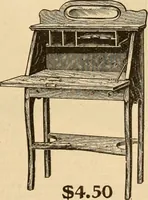 An illustration from Furniture including everything for the home, office and hotel. (1908)