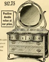 An illustration from Furniture including everything for the home, office and hotel. (1908)