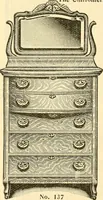 An illustration from Furniture including everything for the home, office and hotel. (1908)