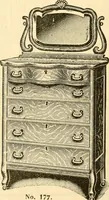 An illustration from Furniture including everything for the home, office and hotel. (1908)