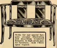 An illustration from Furniture including everything for the home, office and hotel. (1908)