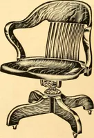 An illustration from Furniture including everything for the home, office and hotel. (1908)