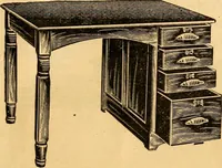 An illustration from Furniture including everything for the home, office and hotel. (1908)