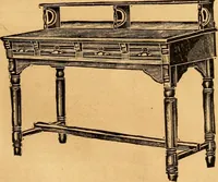 An illustration from Furniture including everything for the home, office and hotel. (1908)