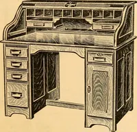 An illustration from Furniture including everything for the home, office and hotel. (1908)
