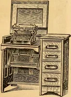 An illustration from Furniture including everything for the home, office and hotel. (1908)