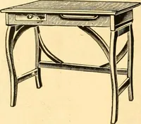 An illustration from Furniture including everything for the home, office and hotel. (1908)