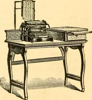 An illustration from Furniture including everything for the home, office and hotel. (1908)