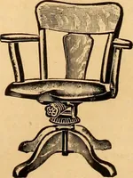 An illustration from Furniture including everything for the home, office and hotel. (1908)