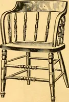An illustration from Furniture including everything for the home, office and hotel. (1908)