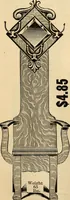 An illustration from Furniture including everything for the home, office and hotel. (1908)