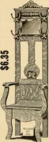 An illustration from Furniture including everything for the home, office and hotel. (1908)