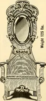 An illustration from Furniture including everything for the home, office and hotel. (1908)