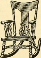 An illustration from Furniture including everything for the home, office and hotel. (1908)