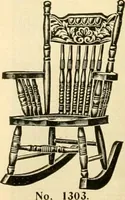An illustration from Furniture including everything for the home, office and hotel. (1908)