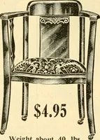 An illustration from Furniture including everything for the home, office and hotel. (1908)