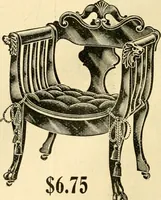 An illustration from Furniture including everything for the home, office and hotel. (1908)