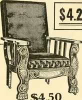 An illustration from Furniture including everything for the home, office and hotel. (1908)