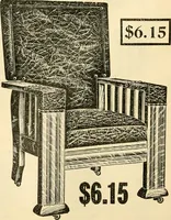 An illustration from Furniture including everything for the home, office and hotel. (1908)