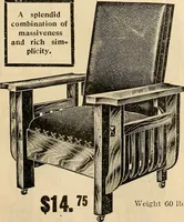 An illustration from Furniture including everything for the home, office and hotel. (1908)